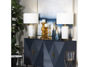 Morrison White Table Lamp - Ornate Home