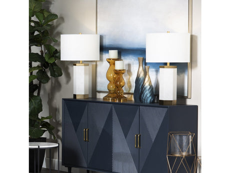 Morrison White Table Lamp - Ornate Home