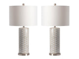 Morrison White Table Lamp (Set of 2) - Ornate Home