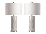 Morrison White Table Lamp (Set of 2) - Ornate Home
