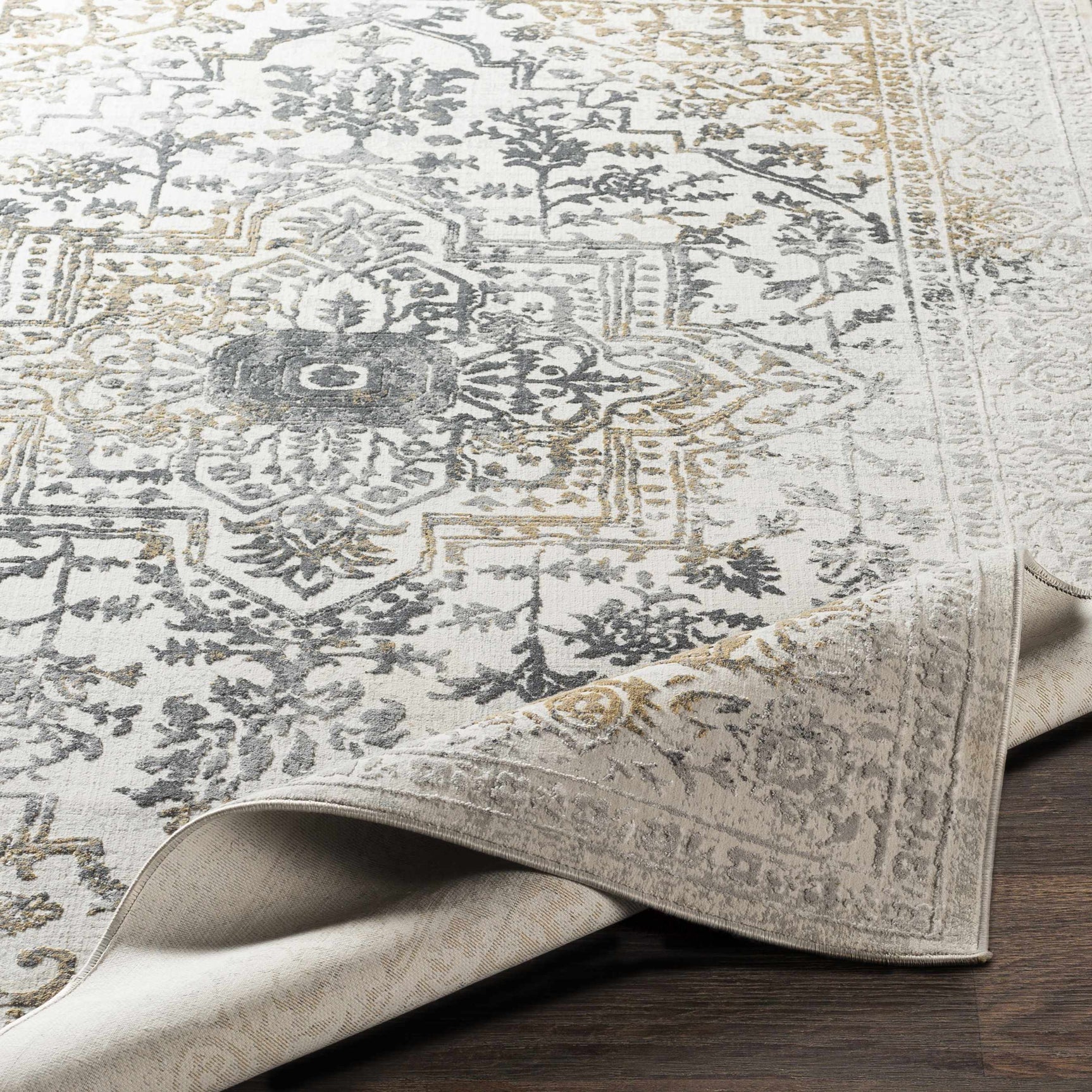 Morriston Faux Silk Rug - Ornate Home