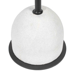 Morro White Marble Side Table - Ornate Home