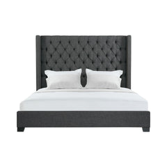 Morrow Heirloom Charcoal King Bed - Ornate Home