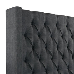 Morrow Heirloom Charcoal Queen Bed - Ornate Home