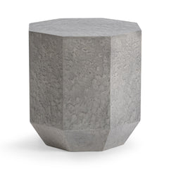 Morse Athena Gray Outdoor End Table - Ornate Home