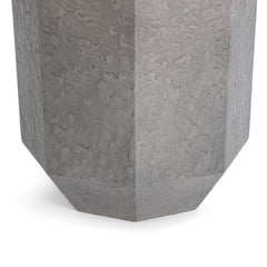 Morse Athena Gray Outdoor End Table - Ornate Home