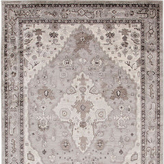 Mortsel Gray 5'3"x7'6" Area Rug - Ornate Home