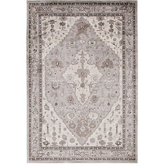 Mortsel Gray 5'3"x7'6" Area Rug - Ornate Home