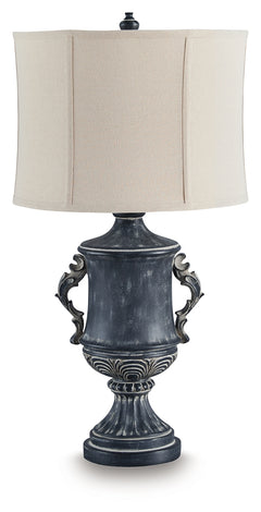 Morvanford Antique Black Table Lamp - Ornate Home