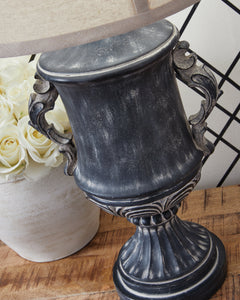 Morvanford Antique Black Table Lamp - Ornate Home