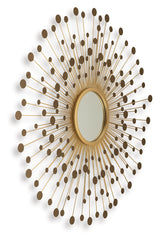 Morwenna Bronze/Gold Finish Accent Mirror - Ornate Home