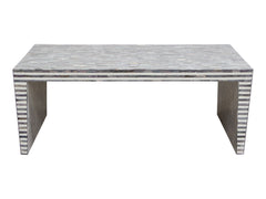 Mosaic Black/White Coffee Table - Ornate Home