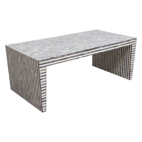 Mosaic Black/White Coffee Table - Ornate Home