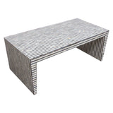 Mosaic Black/White Coffee Table - Ornate Home