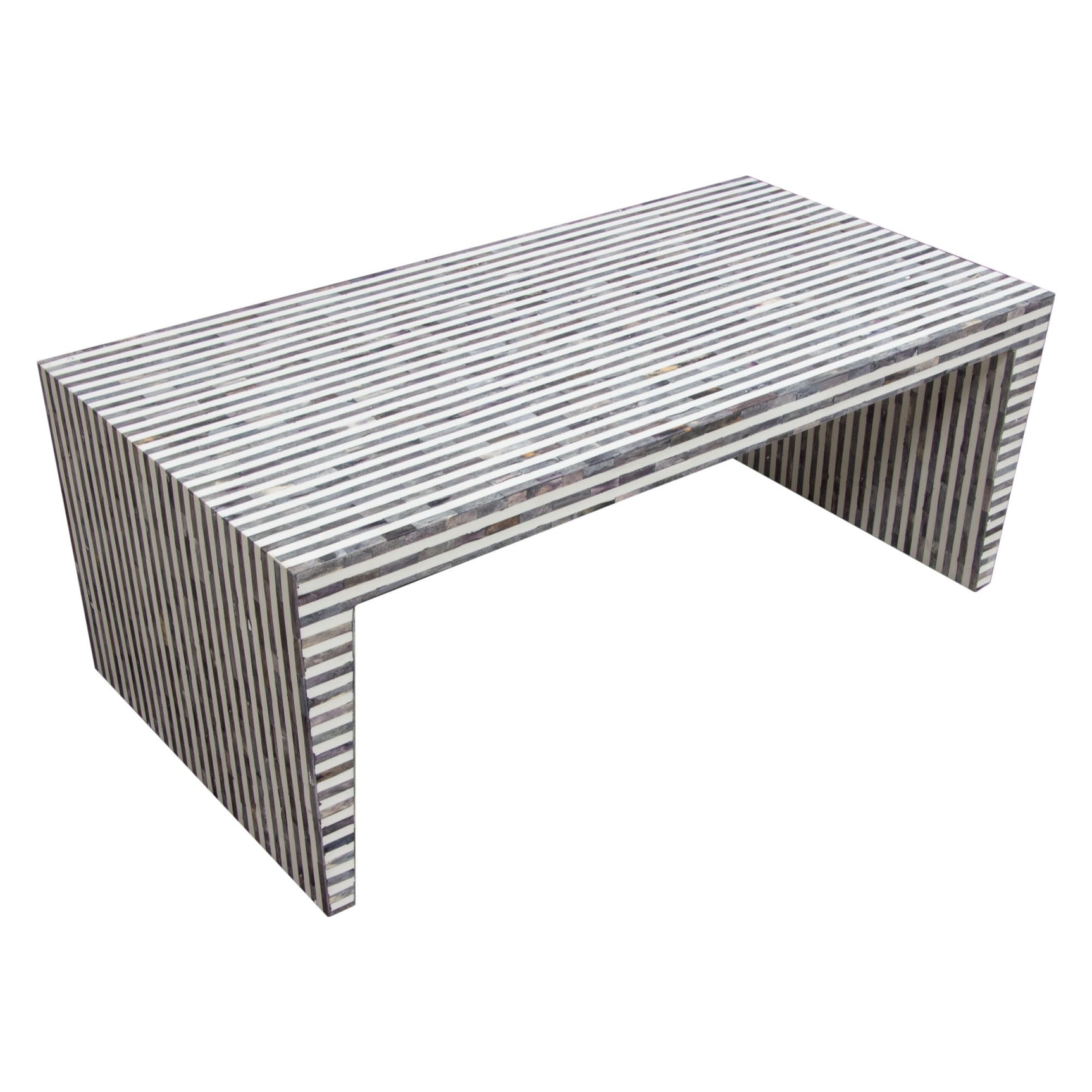 Mosaic Black/White Coffee Table - Ornate Home