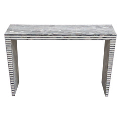 Mosaic Black/White Console Table - Ornate Home