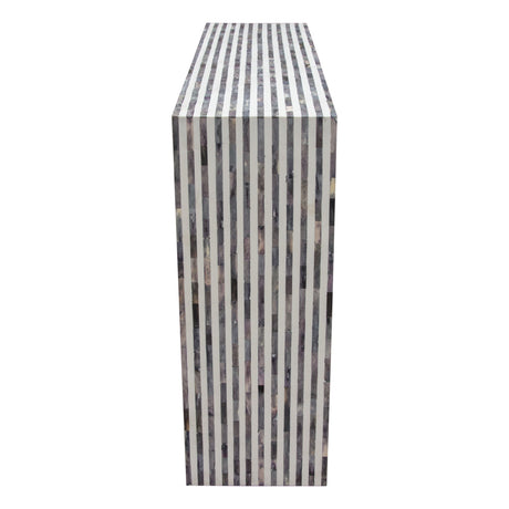 Mosaic Black/White Console Table - Ornate Home