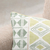 Mosaic Fern Green 14"x26" Throw Pillow (Set of 2)