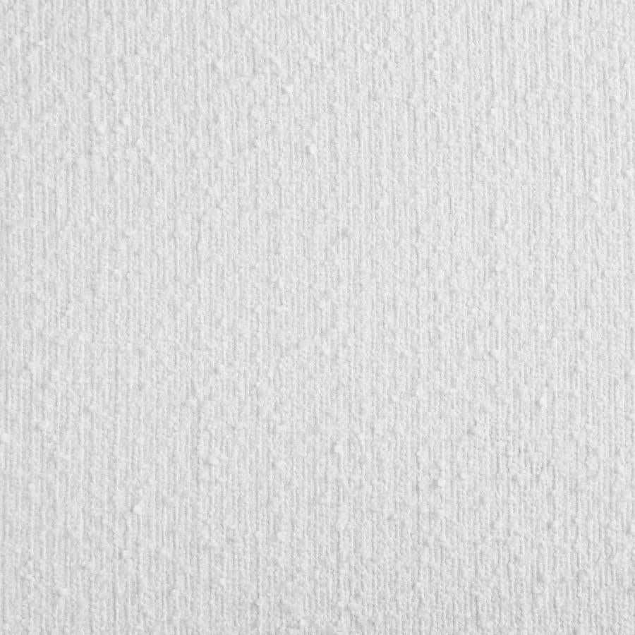 Mosby White Upholstered Curved Headboard Eastern King Platform Bed - Ornate Home