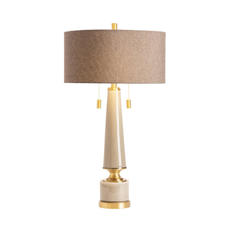 Moselle Taupe/Gold Table Lamp - Ornate Home