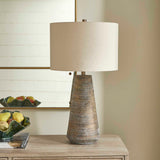 Mosier Rustic Beige Table Lamp - Ornate Home