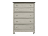 Mossbrook Brown/Light Gray Chest - Ornate Home