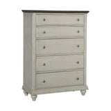 Mossbrook Brown/Light Gray Chest - Ornate Home