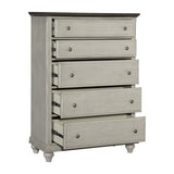 Mossbrook Brown/Light Gray Chest - Ornate Home