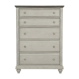 Mossbrook Brown/Light Gray Chest - Ornate Home