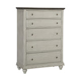 Mossbrook Brown/Light Gray Chest - Ornate Home