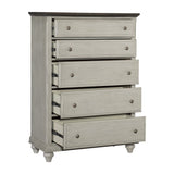 Mossbrook Brown/Light Gray Chest - Ornate Home