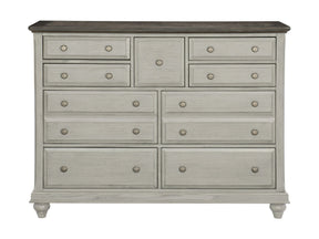Mossbrook Brown/Light Gray Dresser - Ornate Home