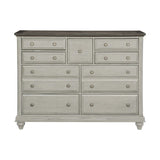 Mossbrook Brown/Light Gray Dresser - Ornate Home