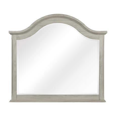Mossbrook Brown/Light Gray Mirror - Ornate Home