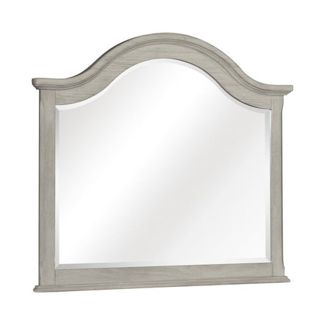 Mossbrook Brown/Light Gray Mirror - Ornate Home