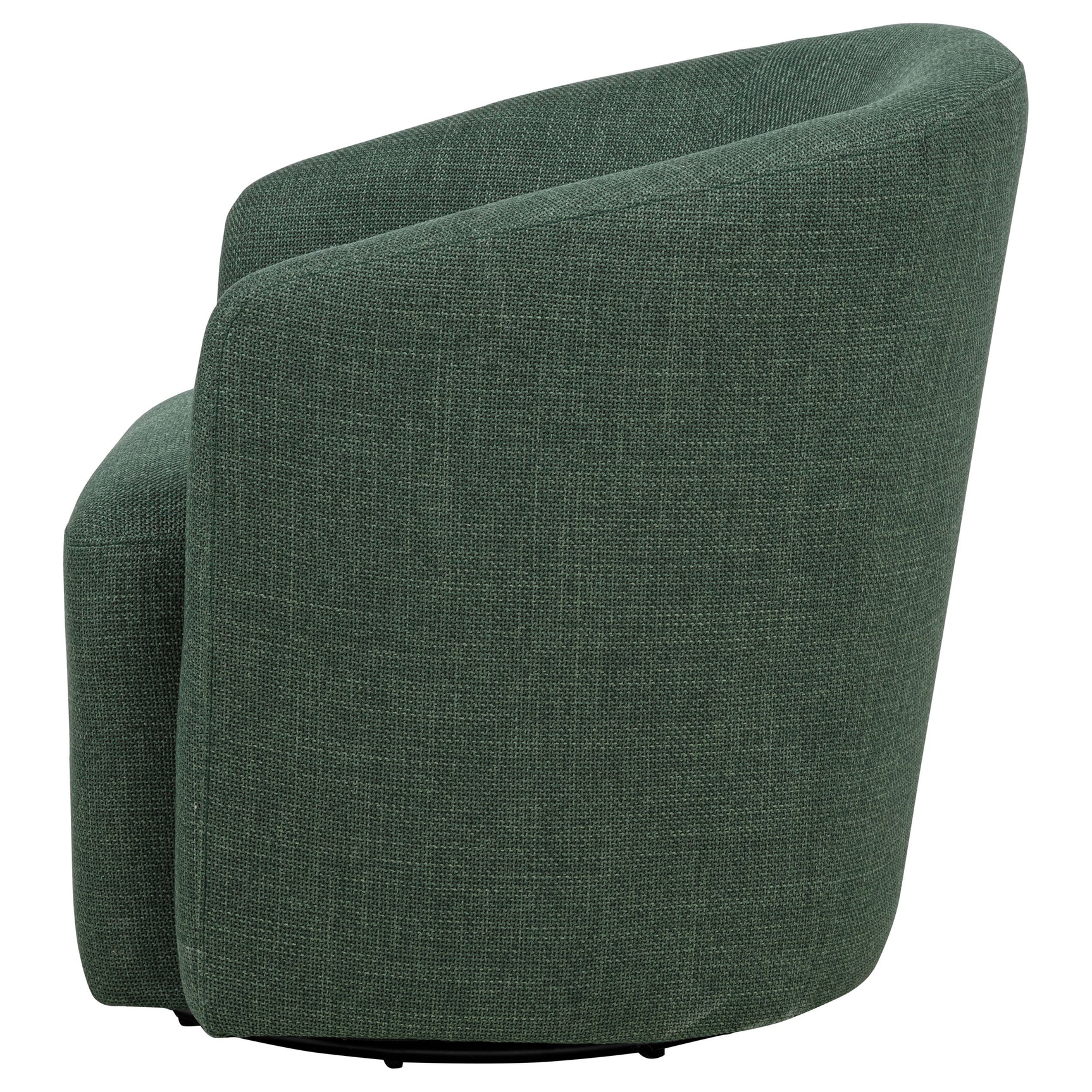 Mossbrook Green Fabric Upholstered Swivel Accent Chair - Ornate Home