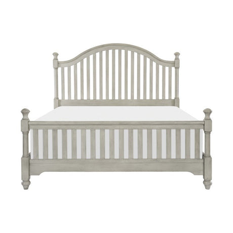 Mossbrook Light Gray California King Bed - Ornate Home