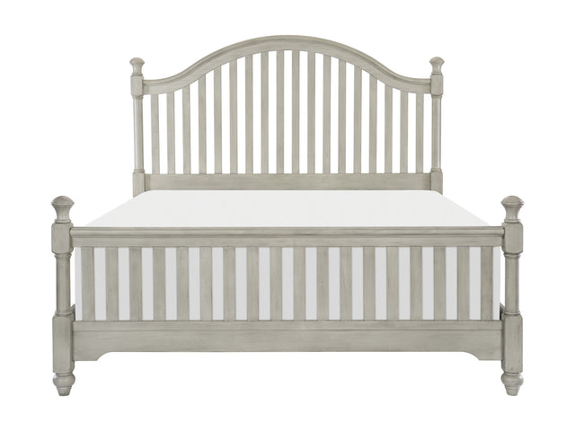 Mossbrook Light Gray Queen Bed - Ornate Home