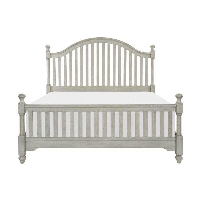 Mossbrook Light Gray Queen Bed - Ornate Home