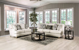 Mossley Ivory Loveseat - Ornate Home