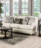 Mossley Ivory Sofa & Loveseat - Ornate Home