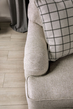 Mossley Ivory Sofa & Loveseat - Ornate Home
