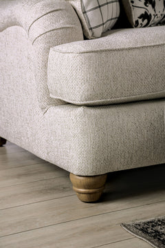 Mossley Ivory Sofa & Loveseat - Ornate Home