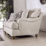 Mossley Ivory Sofa & Loveseat - Ornate Home