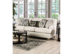 Mossley Ivory Sofa - Ornate Home