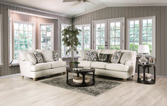 Mossley Ivory Sofa - Ornate Home