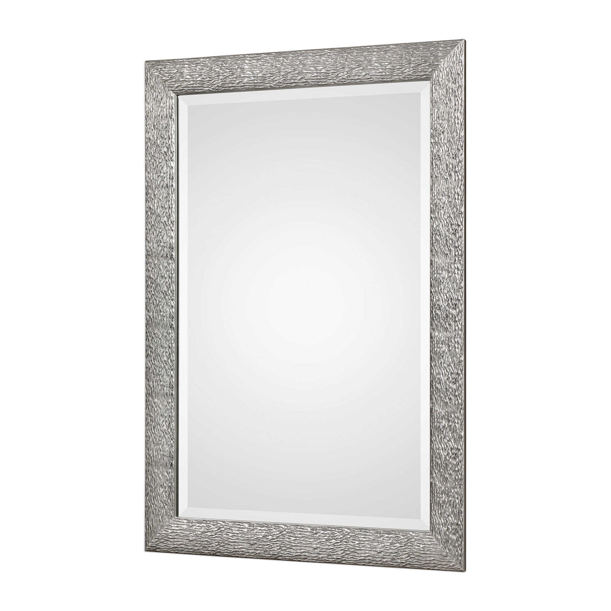 Mossley Metallic Silver Mirror - Ornate Home