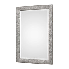 Mossley Metallic Silver Mirror - Ornate Home