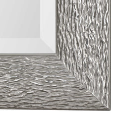 Mossley Metallic Silver Mirror - Ornate Home