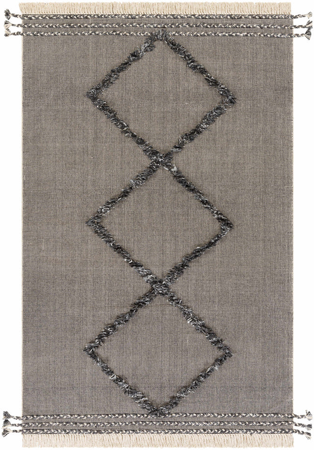Mossman Brown Diamond High-Low Rug - Clearance - Ornate Home